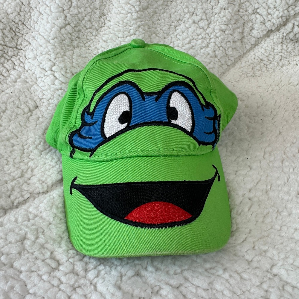 Nickelodeon TMNT Leonardo Hat Unisex One Size Green Leonardo Baseball Cap